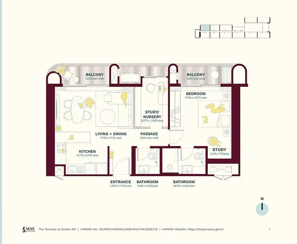 1.5 BHK